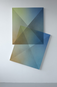 Flat Prism B, 2019, acrylic on linen, 183 x 118cm