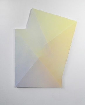 PRISM 2018. Acrylic on canvas and wood, 145 x 110cm